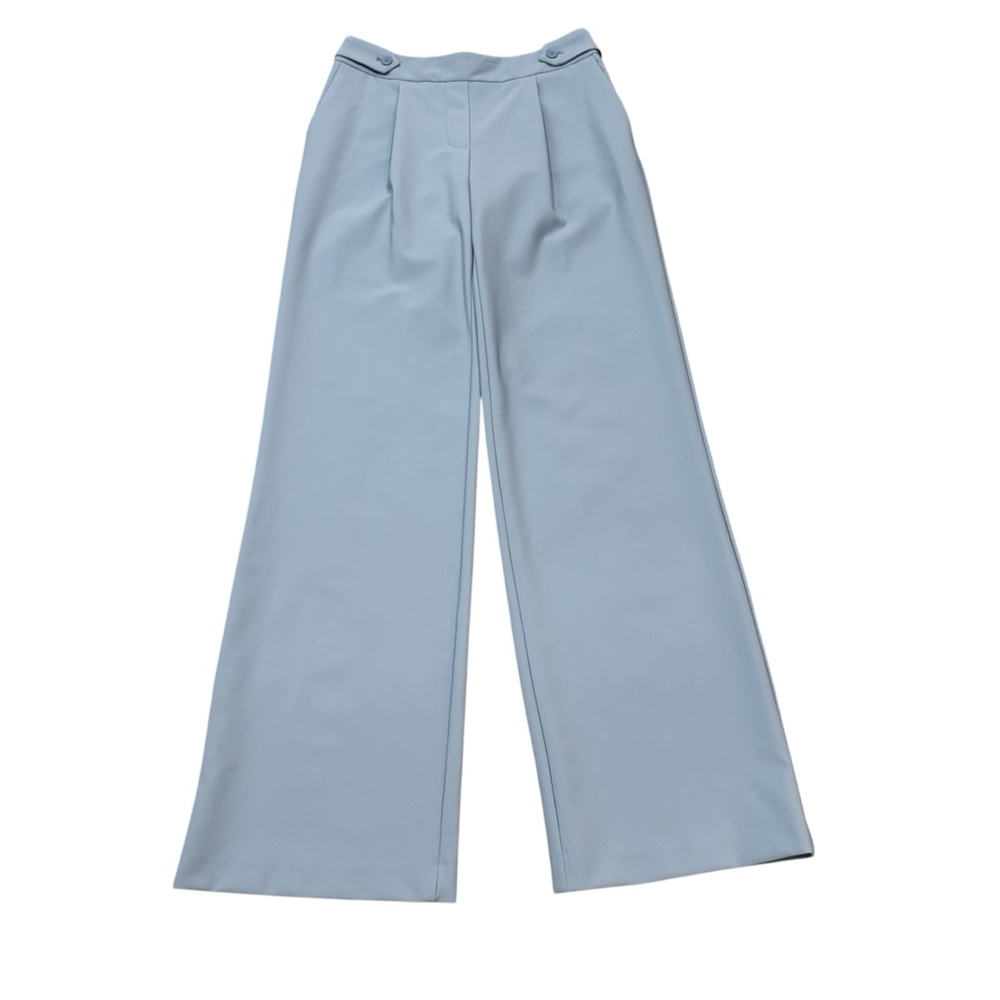 Calvin Klein Light Blue Wide-Leg Trousers